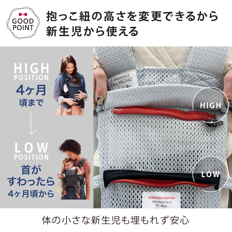 BABYBJORN（ベビービョルン） 抱っこ紐 ハーモニー クリーム 新生児