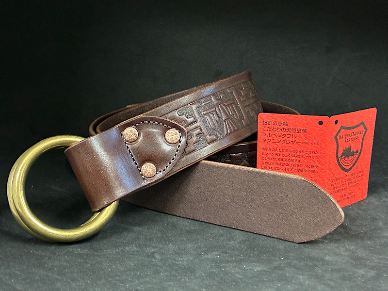 Chörds; D.A.L. LEATHER BELT 真鍮レザーベルトブラック Chörds