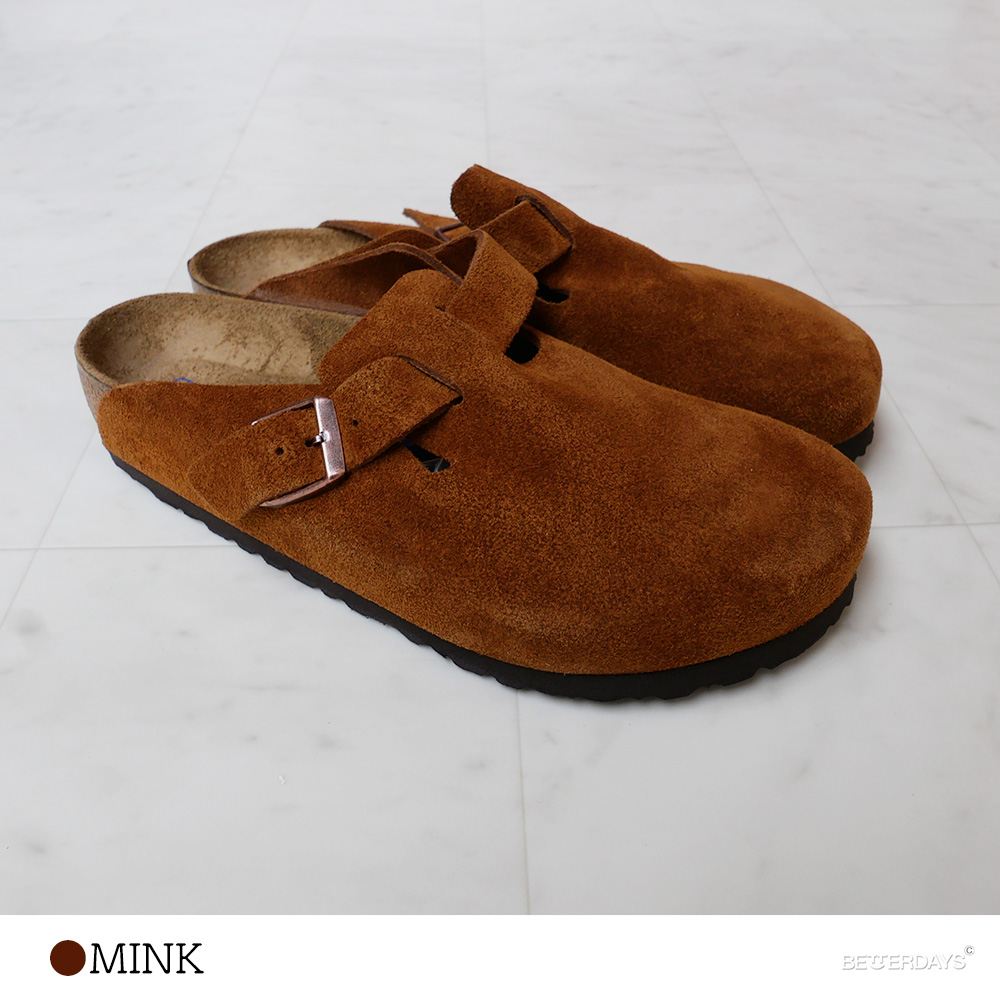 BIRKENSTOCK（ビルケンシュトック） ボストン スエードサボ メンズ