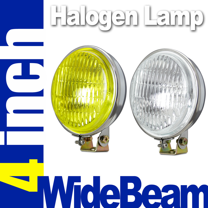 ハロゲン フォグランプ 4inch 薄型 2個セット ジムニー JA11 JB23
