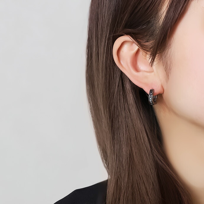 Binich（ビニッチ） シルバー925 フープピアス メンズ レディース