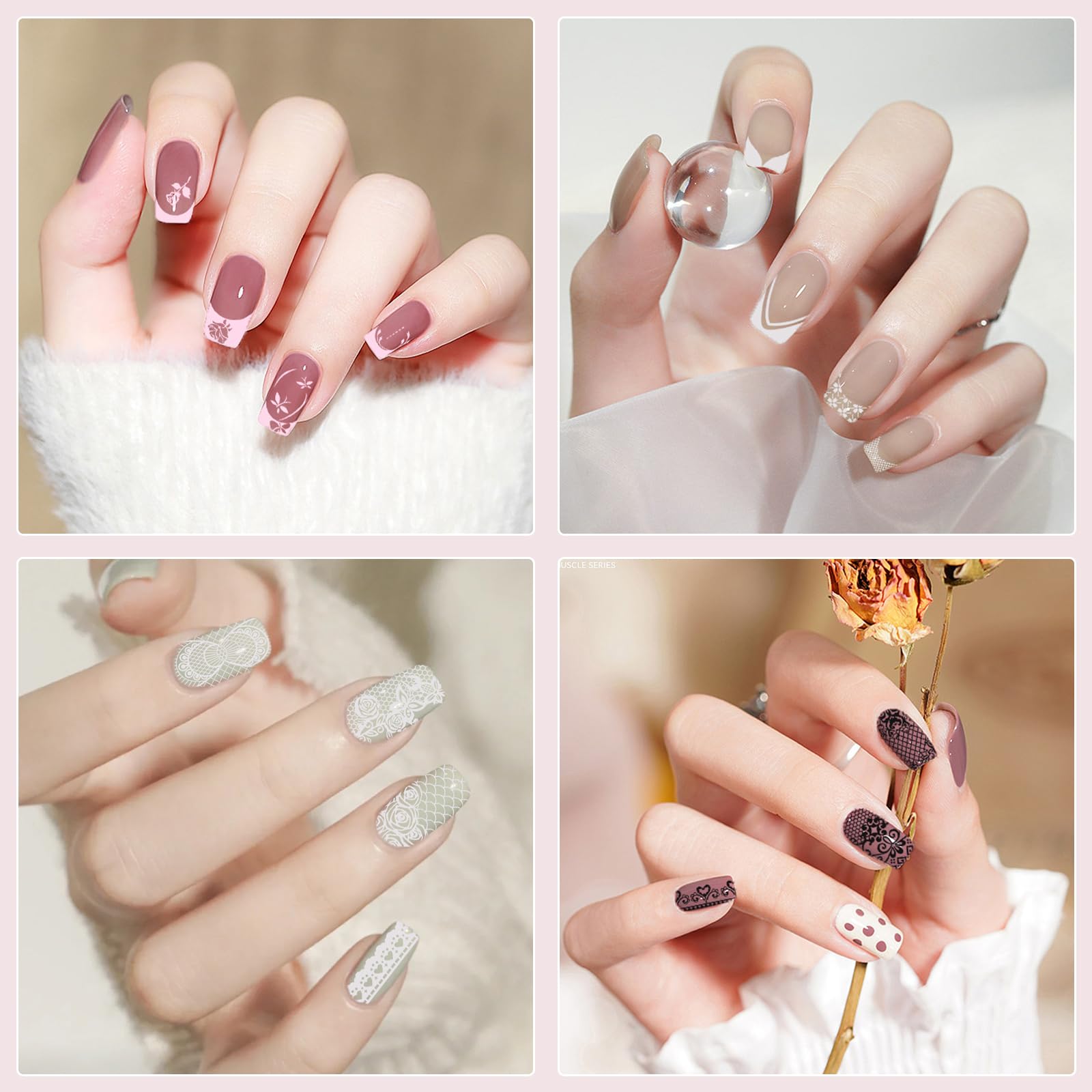 ネイルイメージプレートセット 2枚セット ネイルスタンプ ステンシル