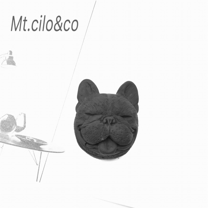 フレンチブルドッグ 雑貨 動物 グッズ アロマストーン 素焼き