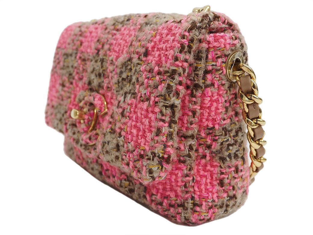 CHANEL（シャネル） バッグ ツイード チェーン ショルダー バッグ