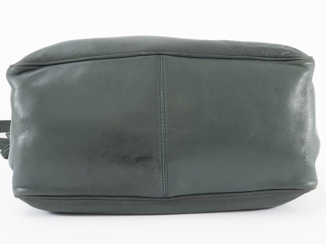 LOEWE（ロエベ） アナグラム ショルダーバッグ ラムレザー グリーン