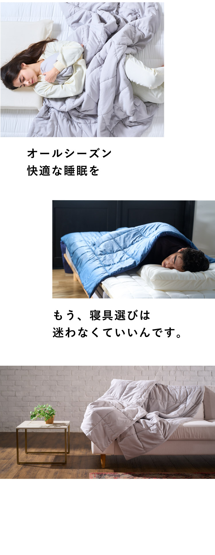 ブレインスリープ 掛け布団 布団 コンフォーター オールシーズンズ