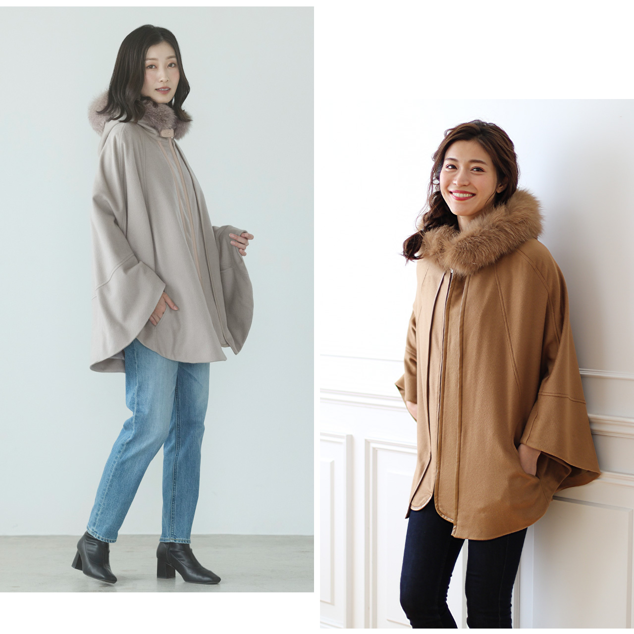 sankyo shokai（三京商会） ＜爆買＞ケープ カシミヤ 100% ポンチョ