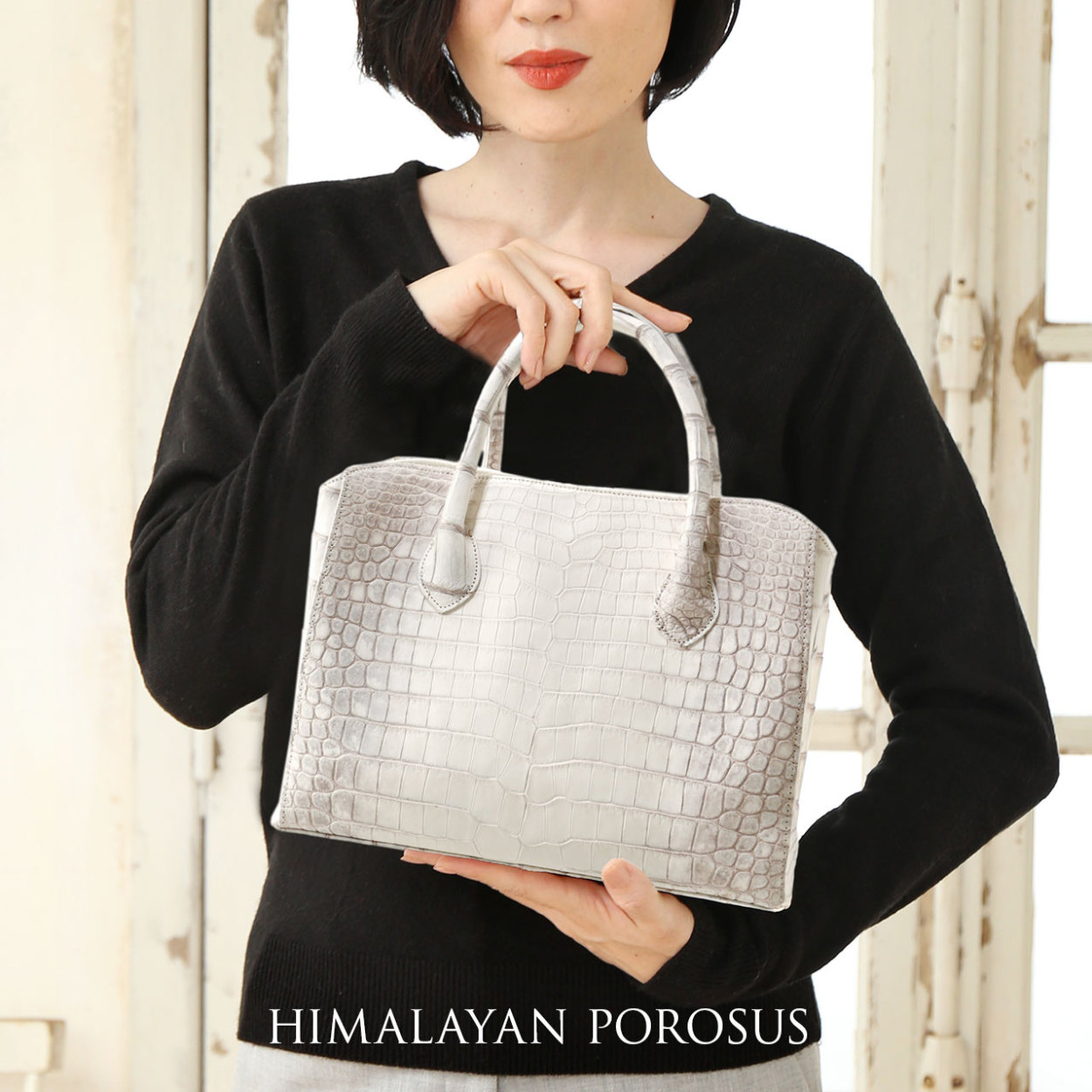 sankyo shokai（三京商会） ＜爆買＞ヒマラヤ クロコダイル バッグ