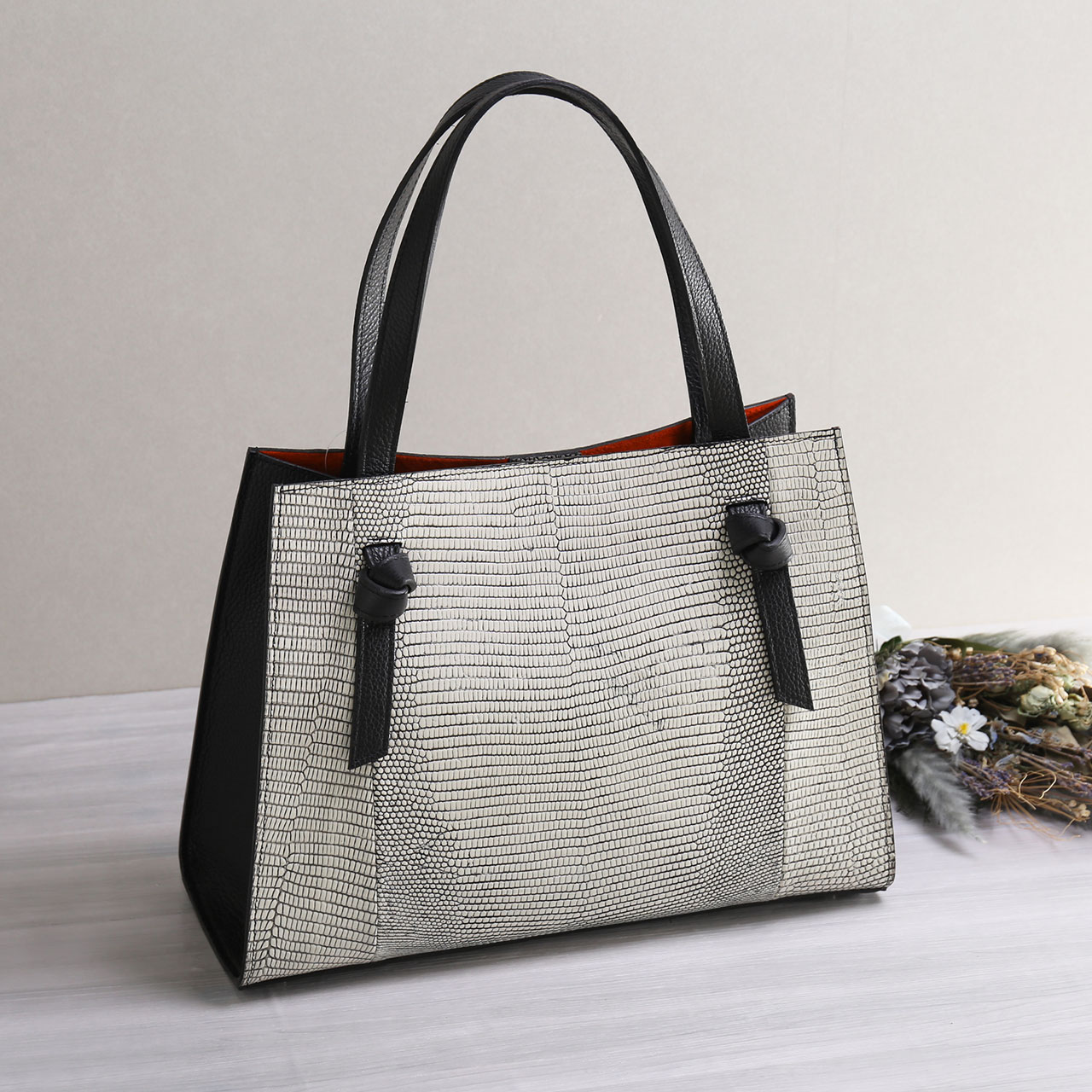 sankyo shokai（三京商会） ＜爆買＞リザード トートバッグ レディース