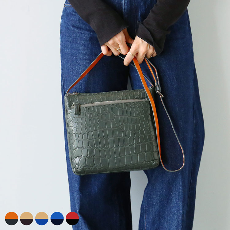 sankyo shokai（三京商会） ＜爆買＞クロコダイル ショルダー バッグ