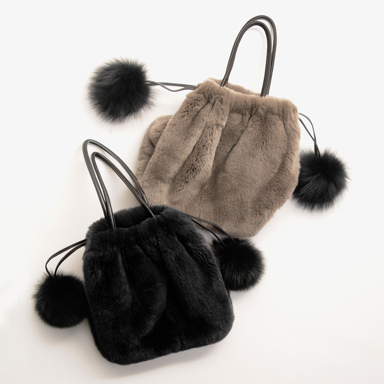 sankyo shokai（三京商会） ＜爆買＞レッキス ファーバッグ 巾着