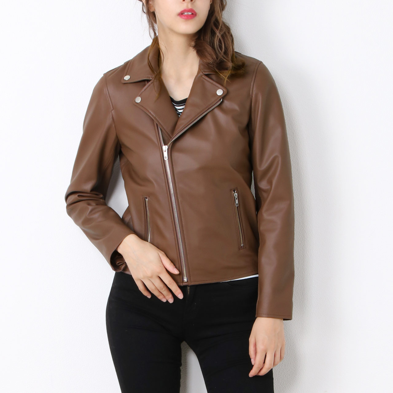 Filomo（フィローモ） ライダースジャケット レザー レディース ダブル