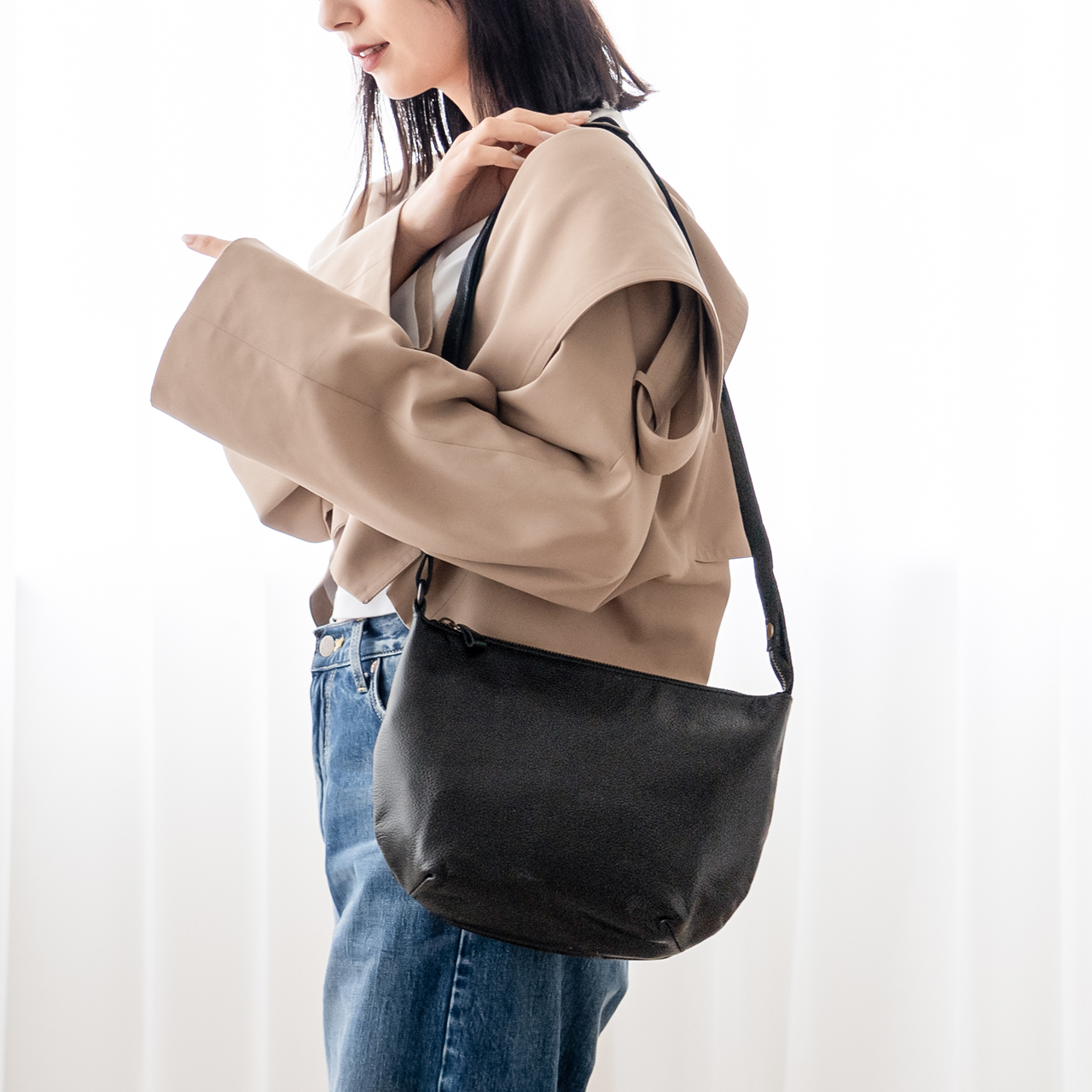 Jamale（ジャマレ） ＜爆買＞ショルダーバッグ レディース 日本製 牛革