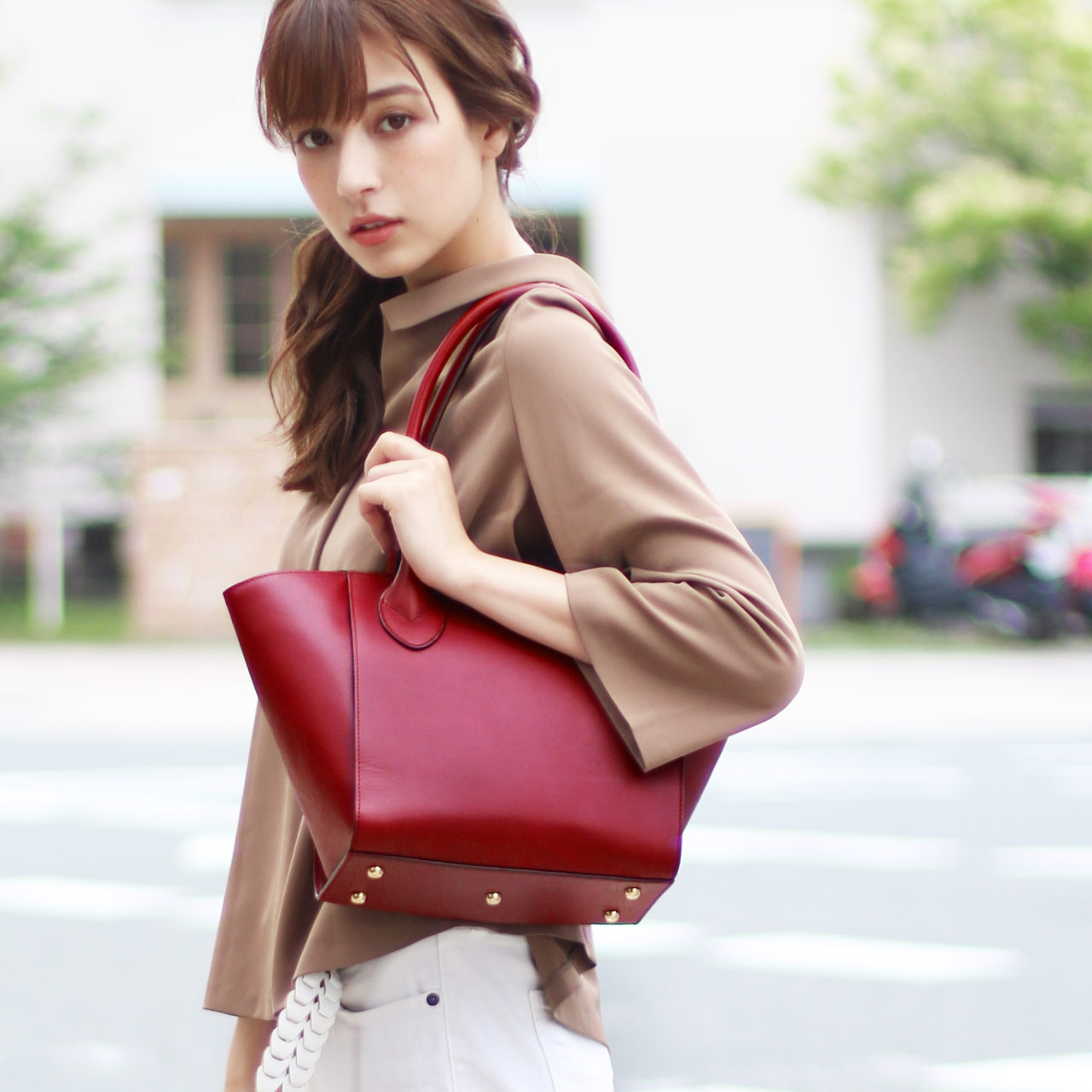 Mia Borsa（ミアボルサ） ＜爆買＞トート バッグ 肩掛け 通勤 通勤