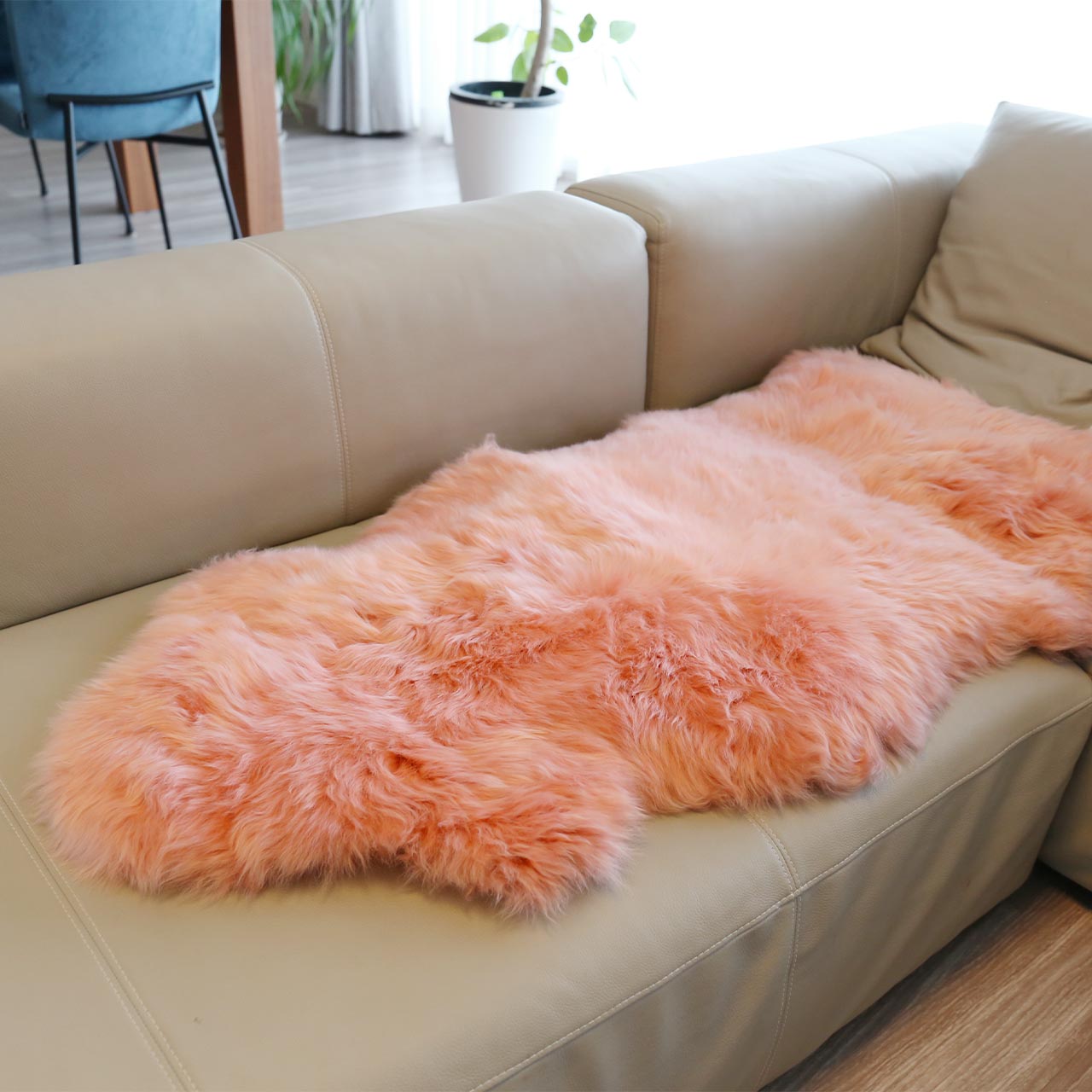 sankyo shokai（三京商会） ＜爆買＞ムートン ラグ 1.5匹物 アイボリー