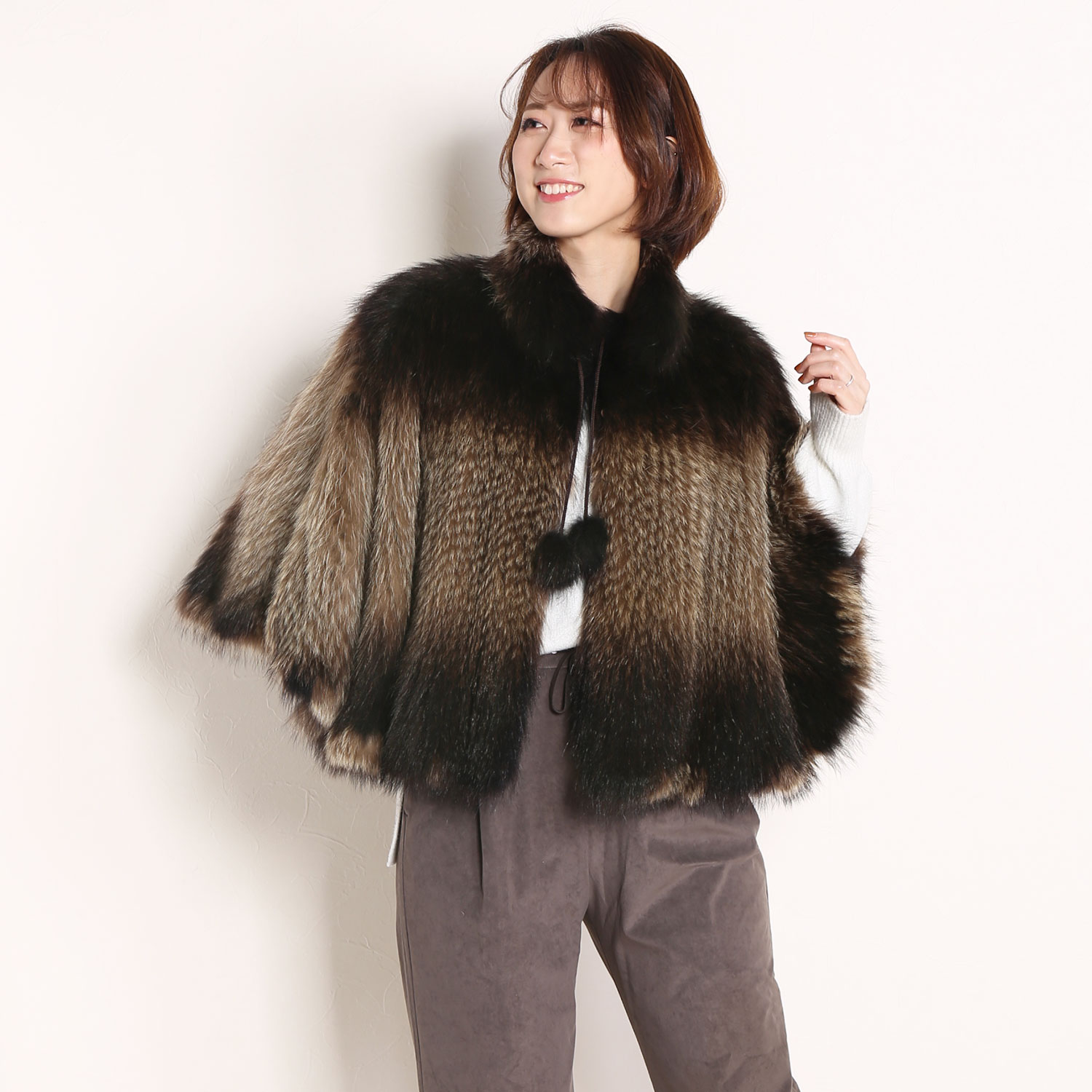 sankyo shokai（三京商会） ＜爆買＞アメリカンラクーン 編み込み