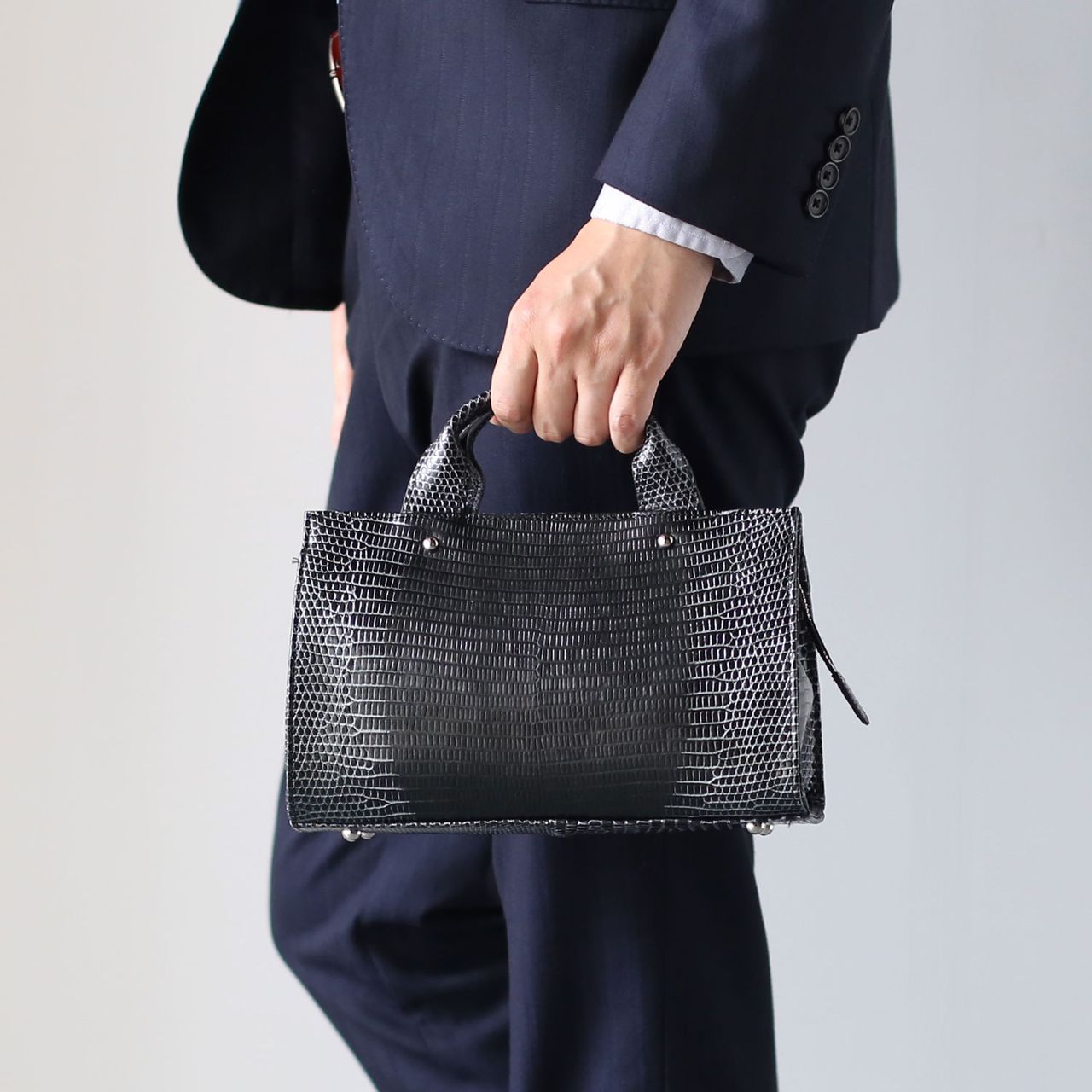 sankyo shokai（三京商会） ＜爆買＞リザード 2wayバッグ ハンドバッグ