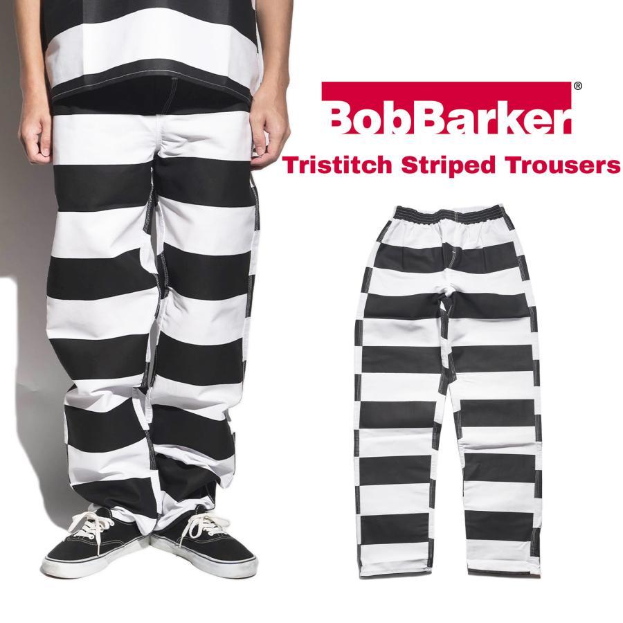ボブバーカー BOB BARKER トリプルステッチトラウザー ｜ M-XXL 囚人服