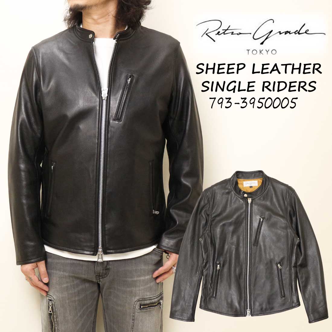 AVIREX（アヴィレックス） Retro Grade レトログレード 革 ライダース