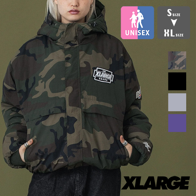 XLARGE（エクストラ ラージ） NYLON PUFFER JACKET ナイロン パファー