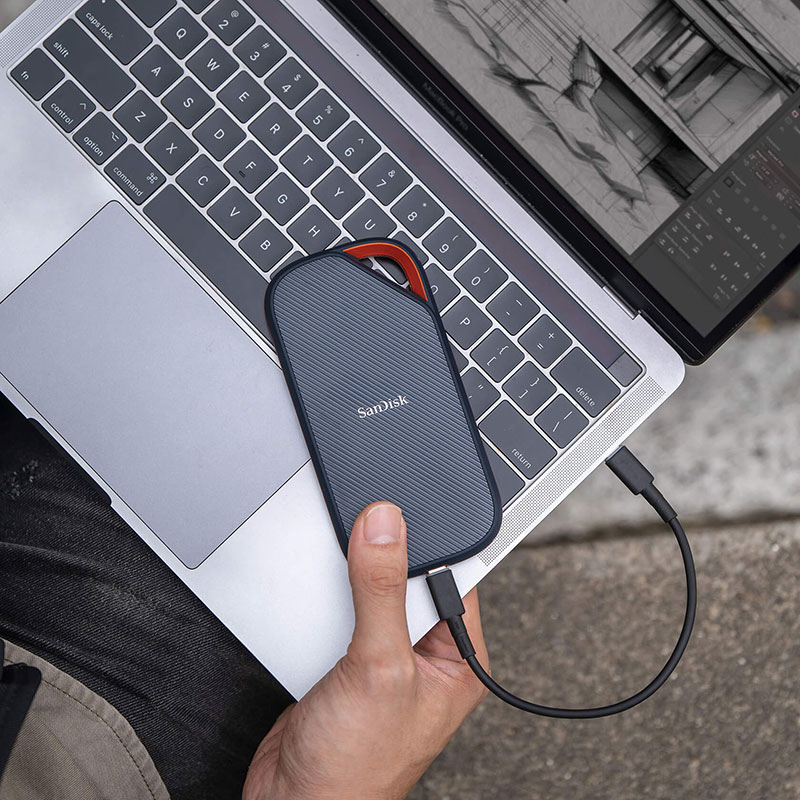 SanDisk（サンディスク） ポータブルSSD 2TB USB4 Gen 3x2 R:3800MB/s