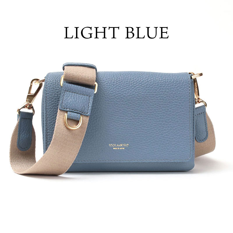 VIOLAd'ORO（ヴィオラドーロ） ショルダーバッグ レザーポシェット V