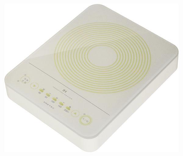 ドリテック ミニフラットIH調理器 DI-211 BK(ブラック) : キッチン