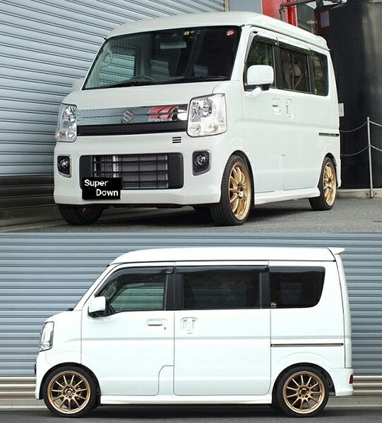 RSR エブリイワゴン DA17W ダウンサス 1台分 RSR RS-Rスーパーダウン