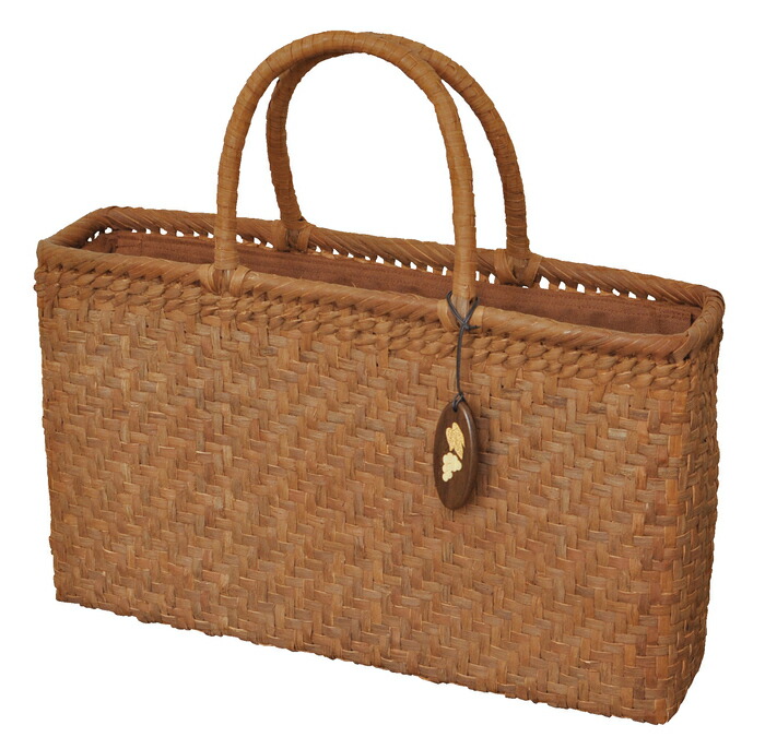 山葡萄 バッグ かごバッグ 沢皮 綱代編 6mm-2 《791132》 バック 鞄