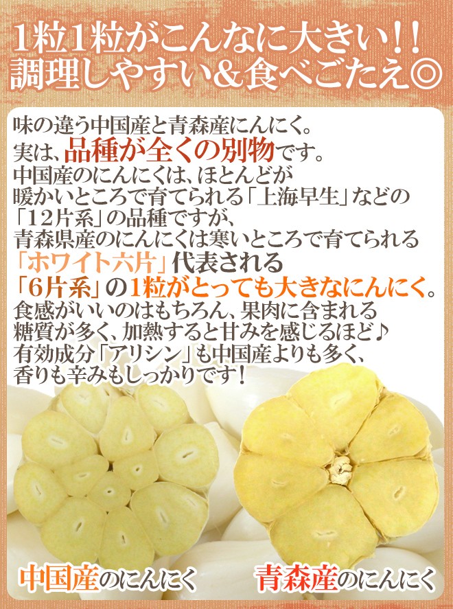 青森県 訳あり ”国産にんにく” 約10kg 送料無料 : くらし快援隊 - 通販