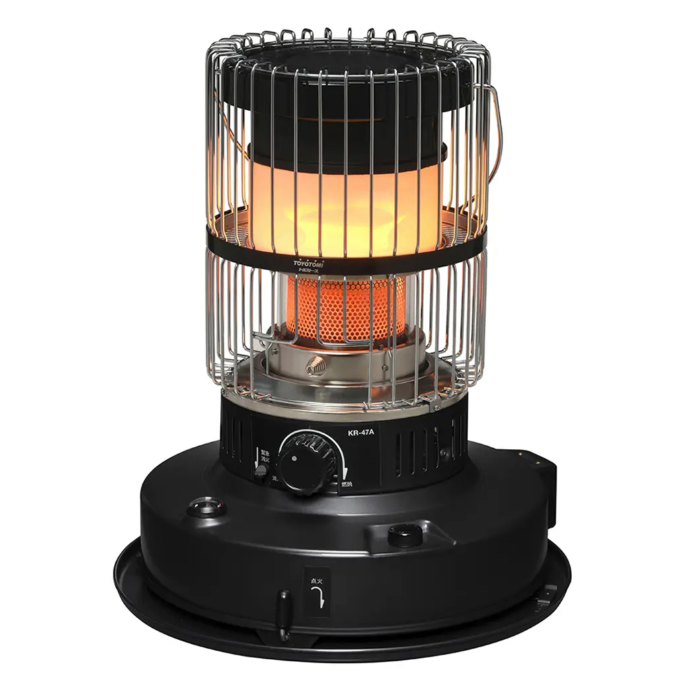 トヨトミ 石油ストーブ KR-47A ブラック グレー ホワイト TOYOTOMI