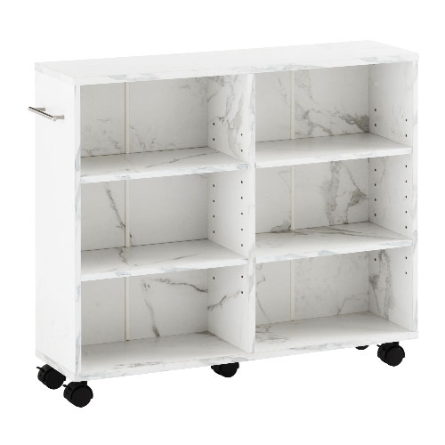 ぼん家具 【完成品】本棚 チェスト 押入れ収納 おしゃれ キャスター