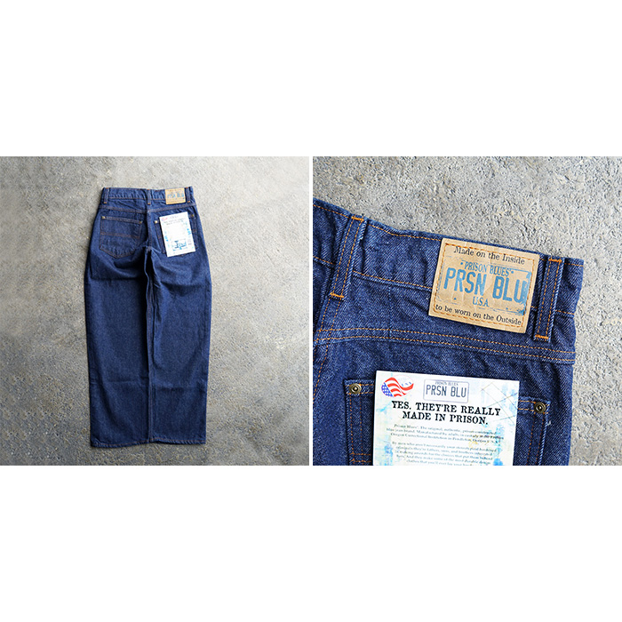 PRISON BLUES プリズンブルース RELAXFIT JEANS -INDIGO デニム
