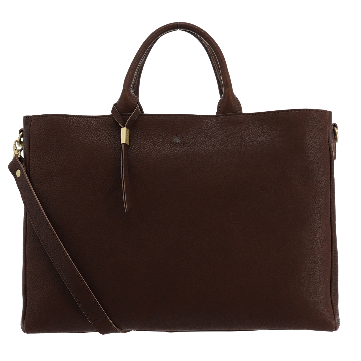 kissora（キソラ） ショルダーバッグ A4 大きめ 本革 レザー オリーブ