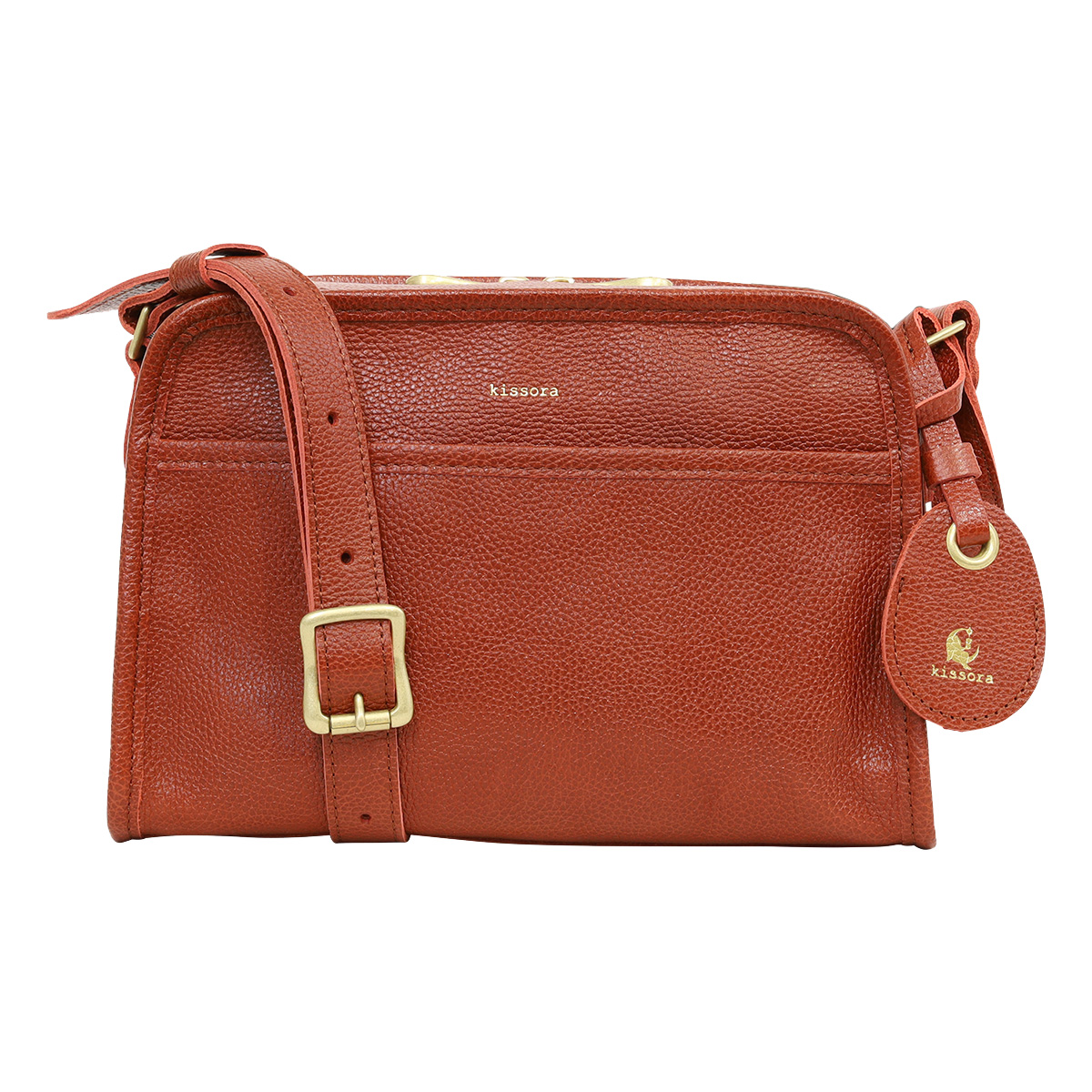 kissora（キソラ） ショルダーバッグ 本革クオドロ メンズ レディース