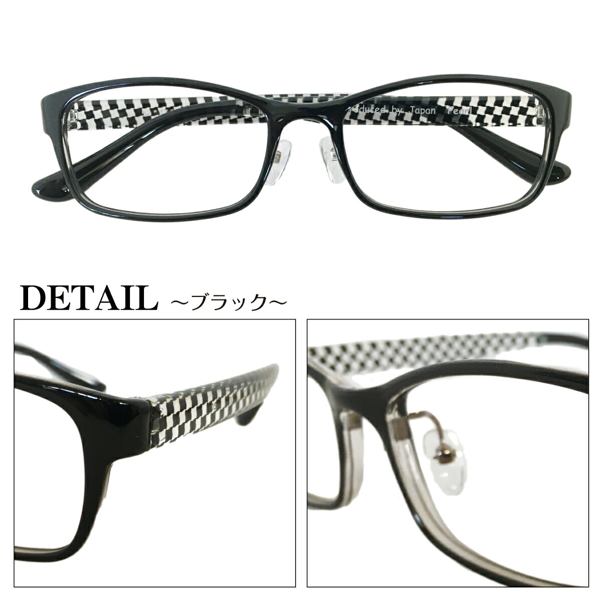 遠くも見える 老眼鏡 遠近両用 メガネ スクエア 鼻パッド付き 軽量