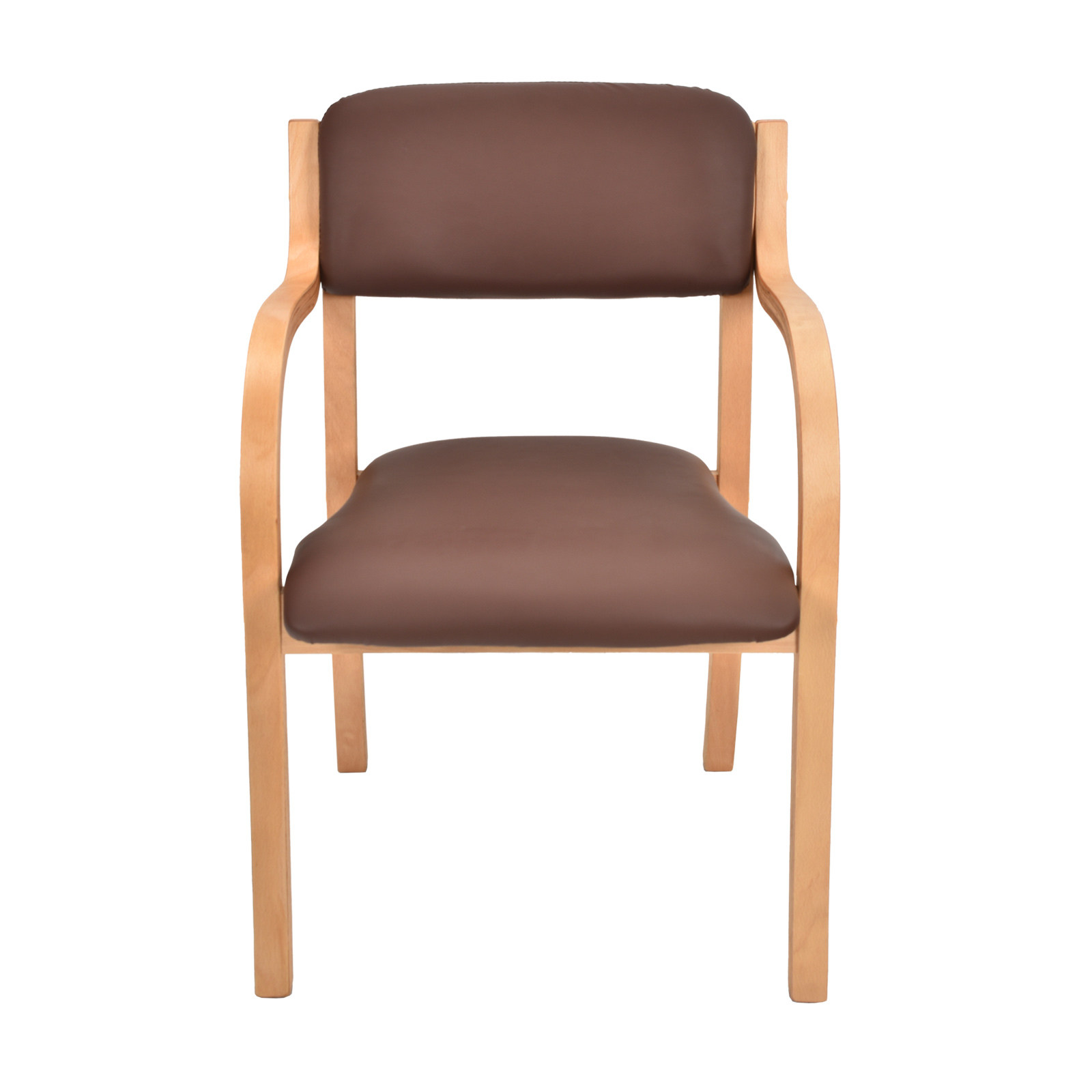 ダイニングチェア 1脚 介護椅子 肘付き 木製 レザー 肘掛け椅子 介護