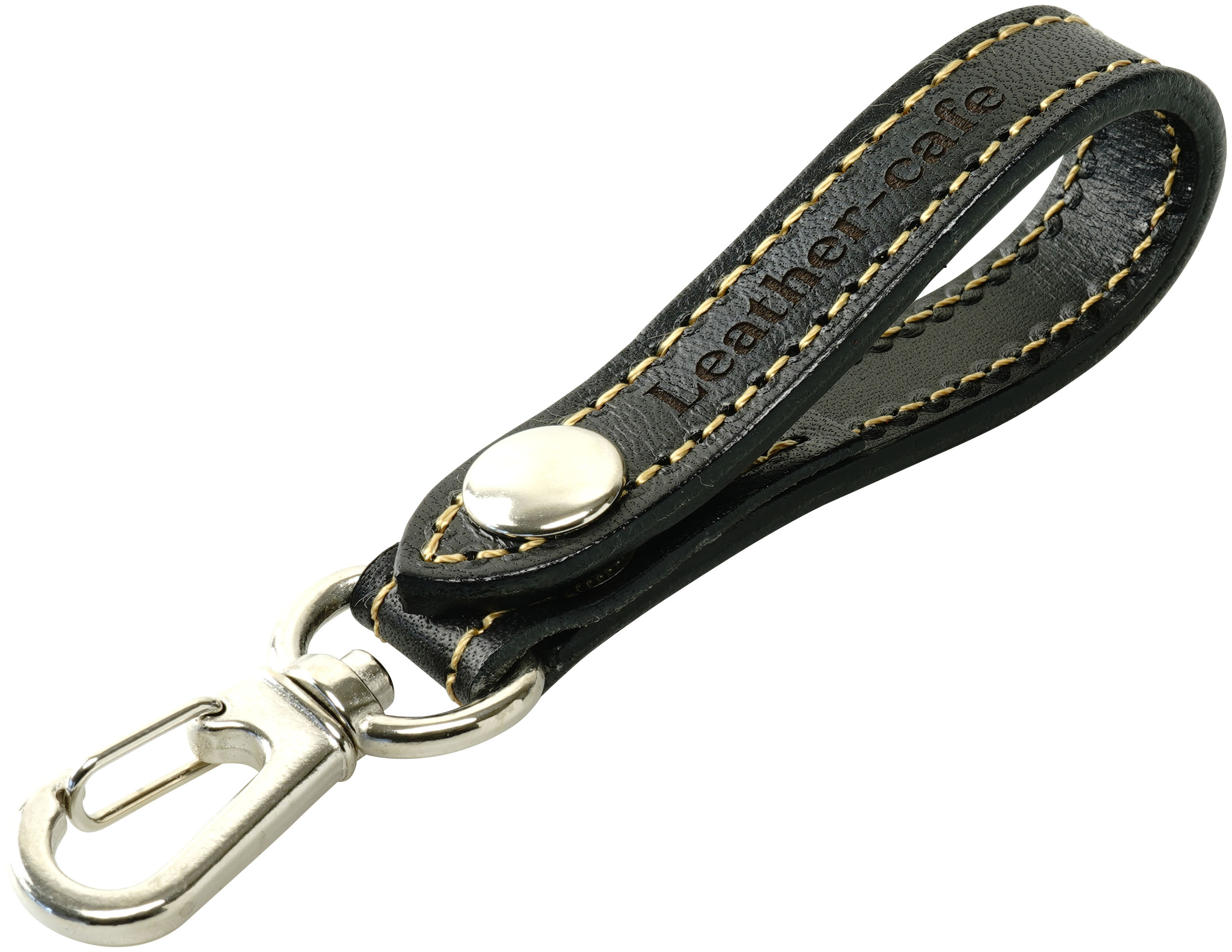 名入れ ベルトストラップ キーホルダー 名前 刻印 革 革茶屋 牛本革