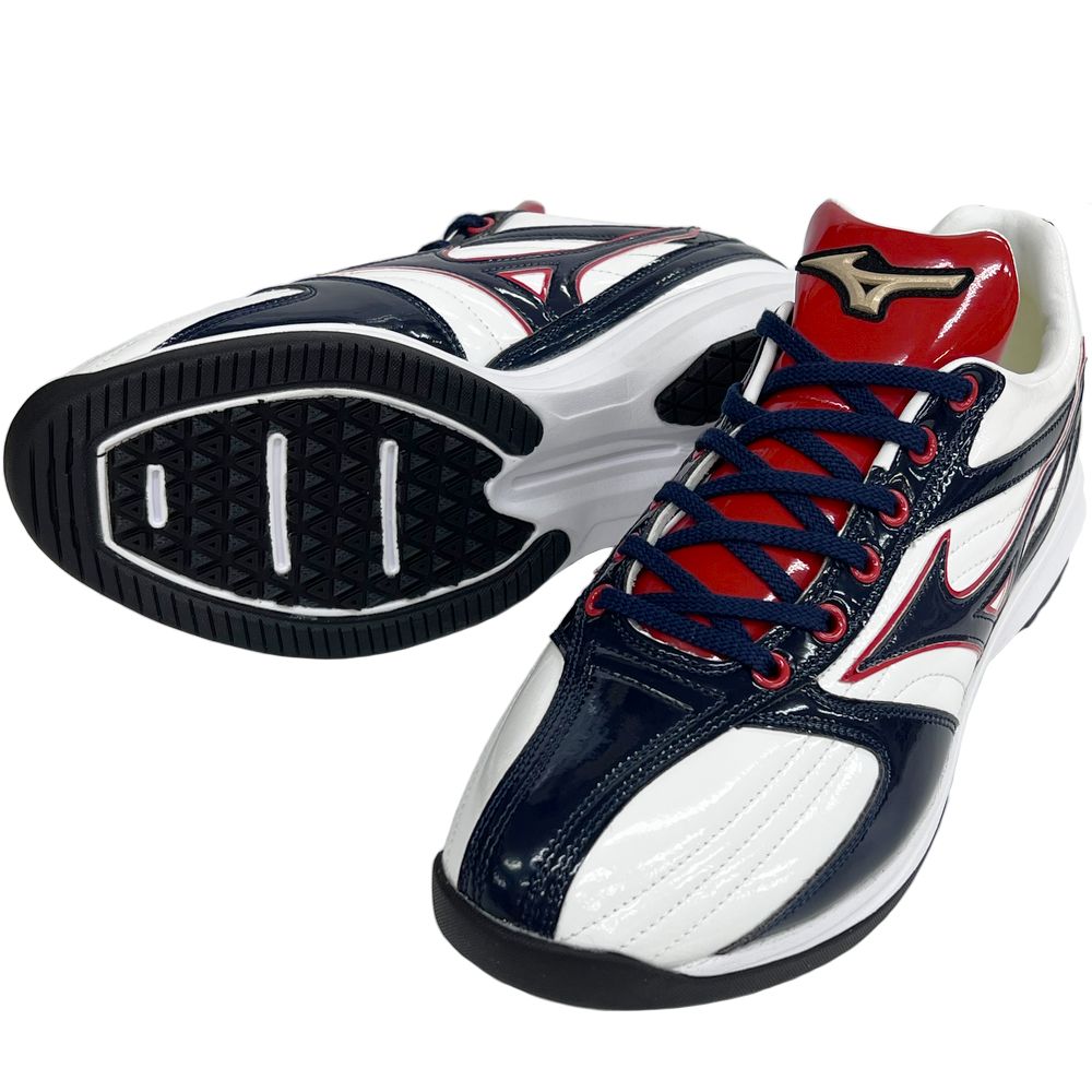 MIZUNO（ミズノ） 【サイズ交換送料無料】ネイビー×レッド 野球