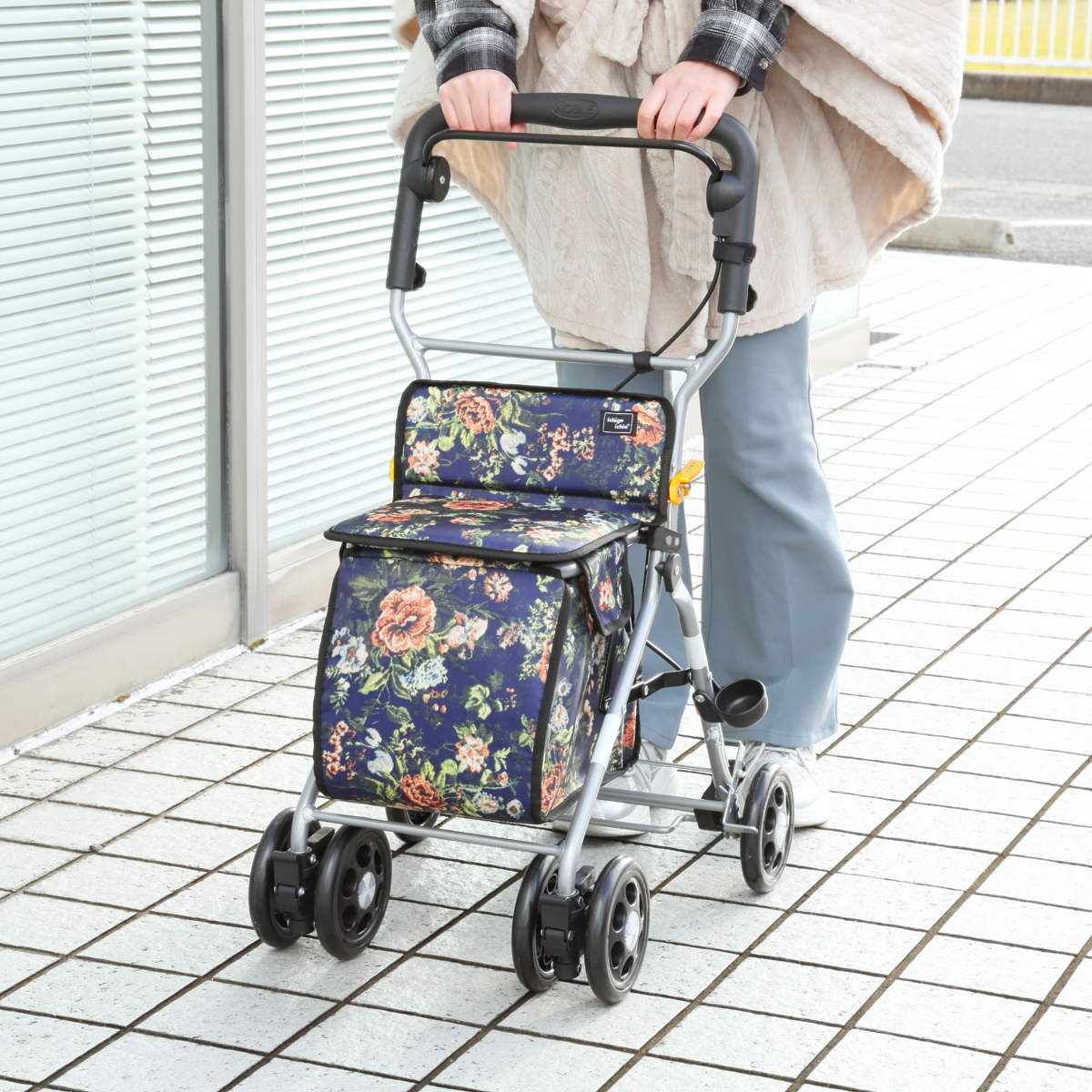 マキテック シルバーカー ミドルタイプ ルーク 幅広ハンドル