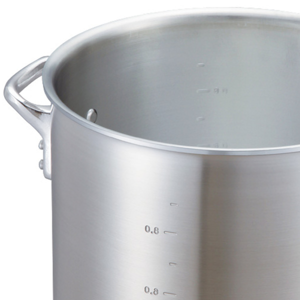 寸胴鍋 39cm 45L ガス火専用 キングポット 業務用 中尾アルミ 両手鍋