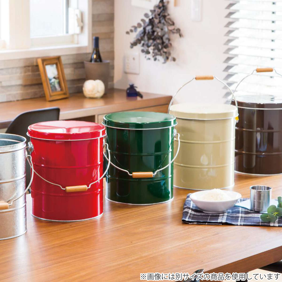 OBAKETSU（オバケツ） 米びつ 10kg ライスストッカー （ 米櫃 ライス