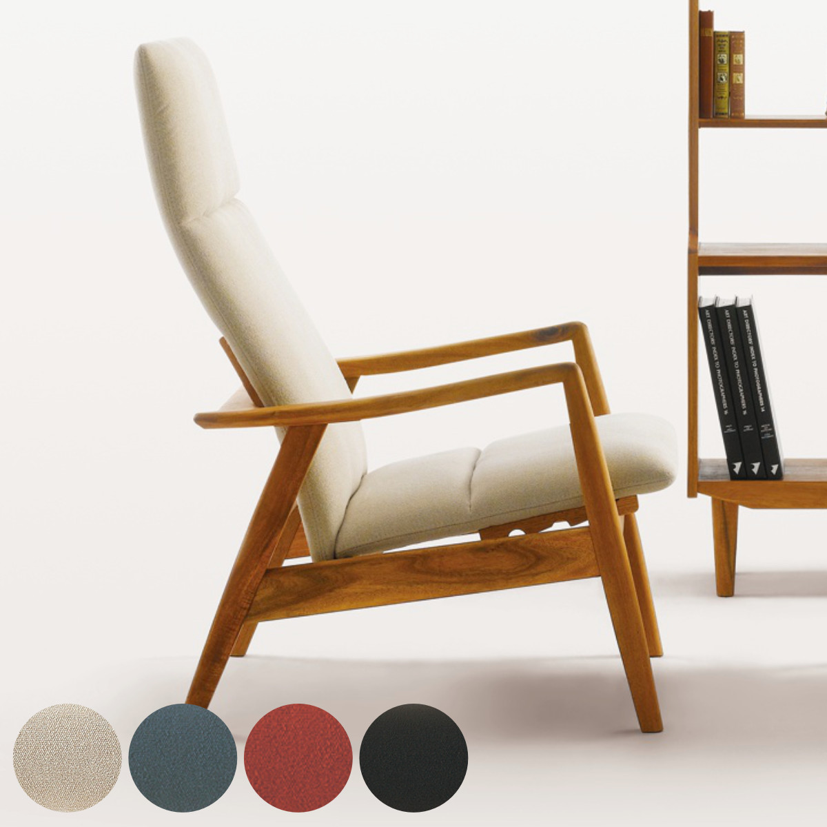 朝日木材加工 リクライニングチェア 1人掛け 幅68.5cm イージーチェア