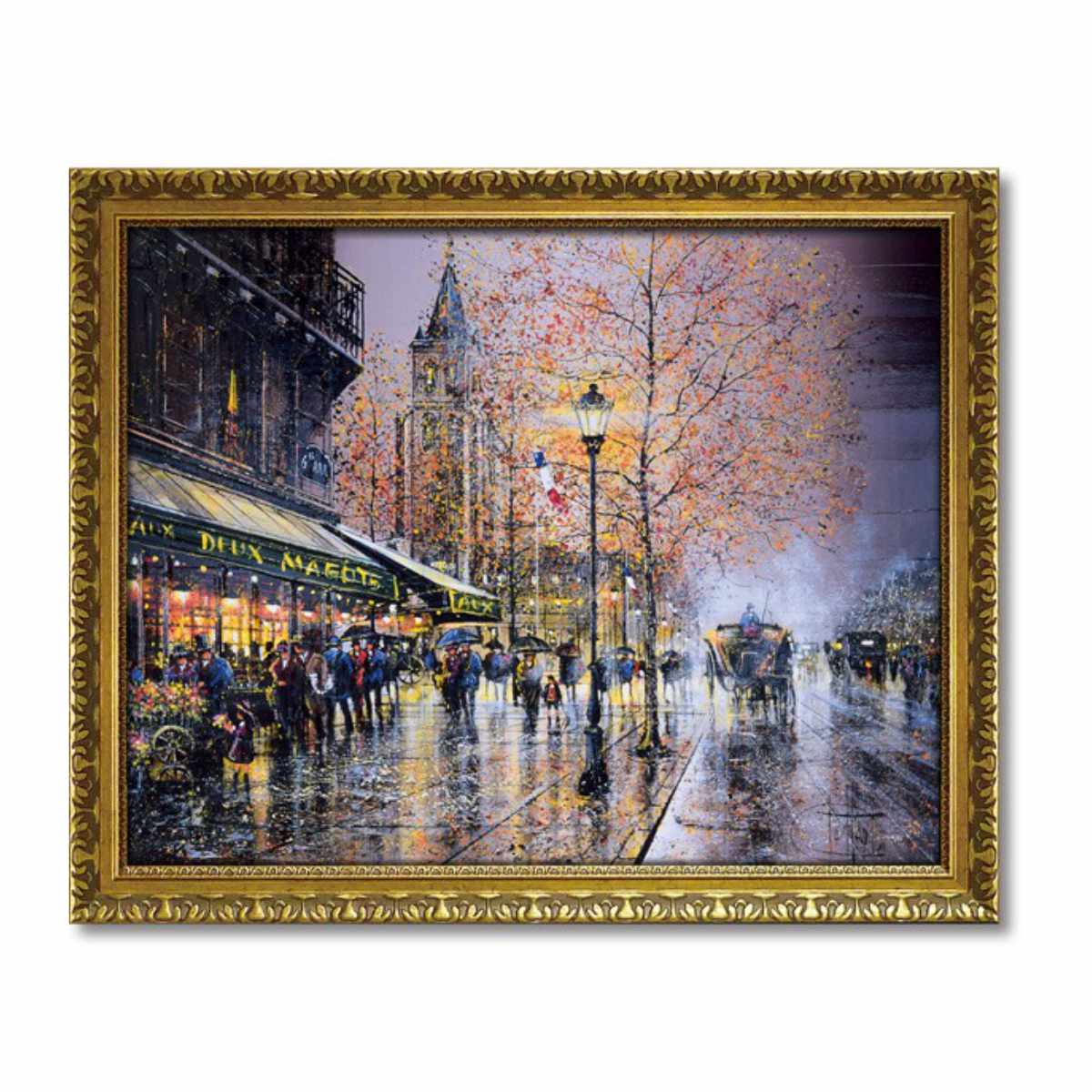 アートパネル ギィ デサップ 『サン-ジェルマン-デ-プレ』 80×65cm