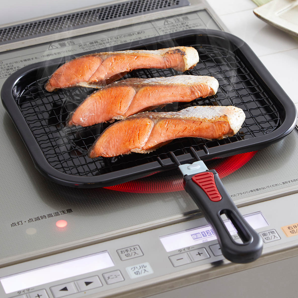 竹原製缶 マルチロースター NEO IH対応 クロスアミ （ ガス火対応