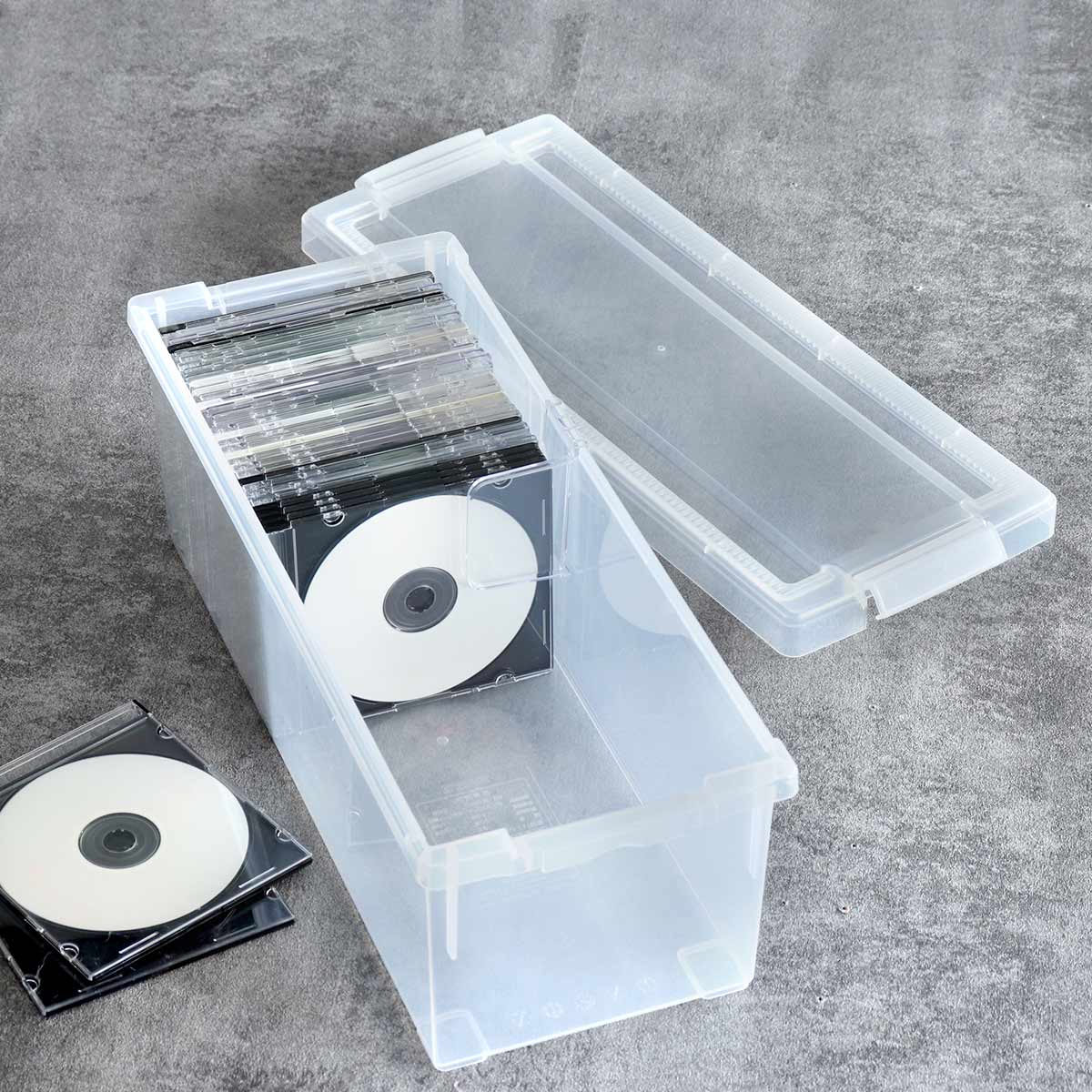 いれと庫 CD収納ケース CD用 2個セット （ 収納ケース 収納ボックス