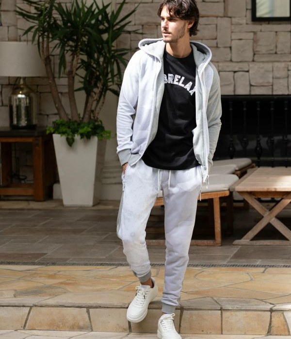 1PIU1UGUALE3 RELAX セットアップ メンズ スウェット カモ×ペイズリー