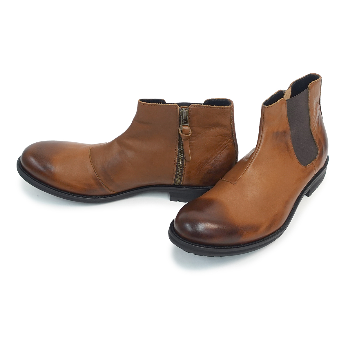 ARGIS（アルジス） メンズ ブーツ シューズ 72209 ダークブラウン 茶