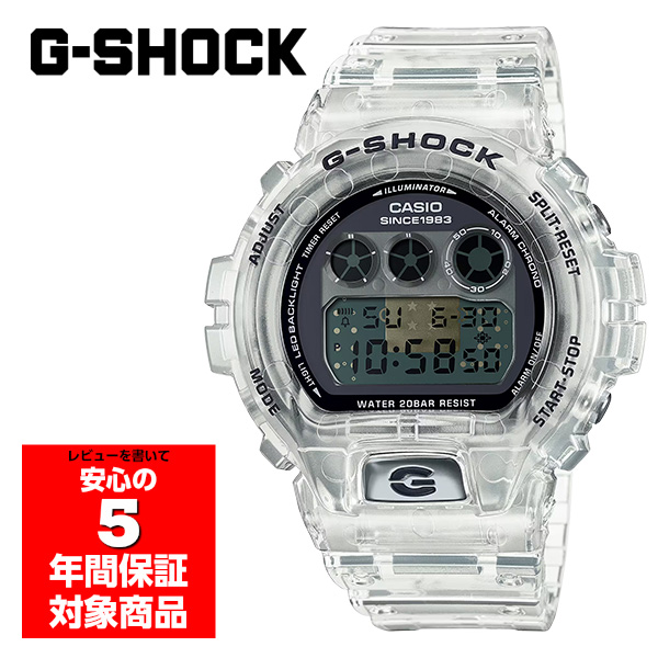 G-SHOCK DW-6940RX-7DR 腕時計 メンズ クリアスケルトン 40周年記念