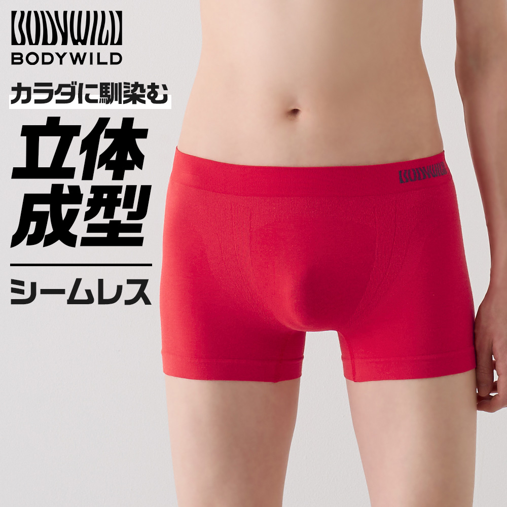 BODY WILD（ボディワイルド） グンゼ ボクサーパンツ メンズ 立体成型